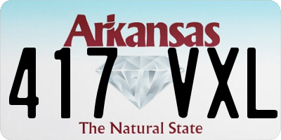 AR license plate 417VXL