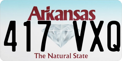 AR license plate 417VXQ