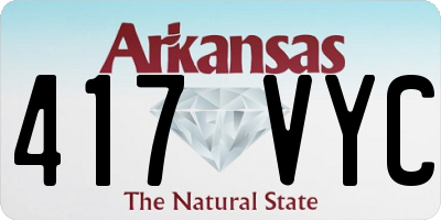 AR license plate 417VYC