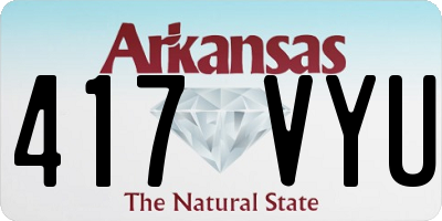 AR license plate 417VYU