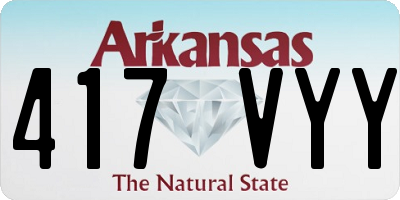 AR license plate 417VYY