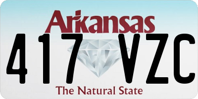 AR license plate 417VZC