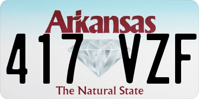 AR license plate 417VZF