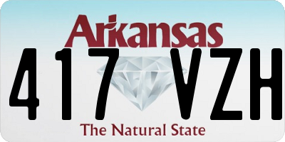 AR license plate 417VZH
