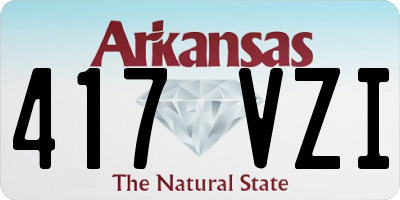 AR license plate 417VZI