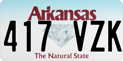 AR license plate 417VZK