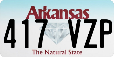 AR license plate 417VZP