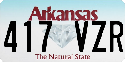 AR license plate 417VZR