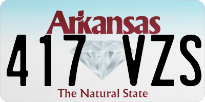 AR license plate 417VZS
