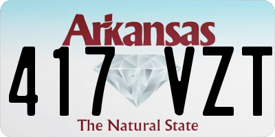 AR license plate 417VZT