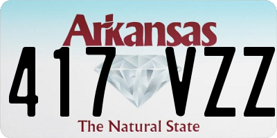 AR license plate 417VZZ