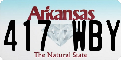 AR license plate 417WBY