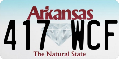 AR license plate 417WCF