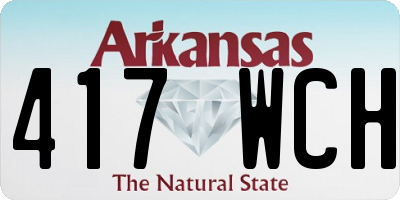AR license plate 417WCH