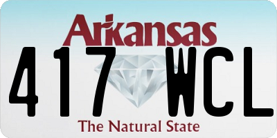 AR license plate 417WCL