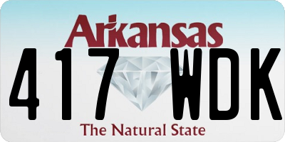 AR license plate 417WDK