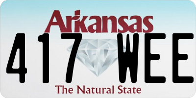 AR license plate 417WEE