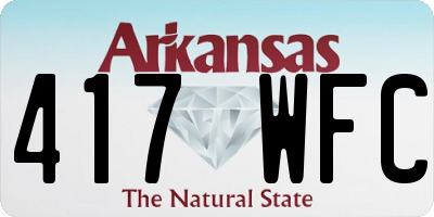 AR license plate 417WFC