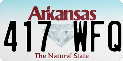AR license plate 417WFQ
