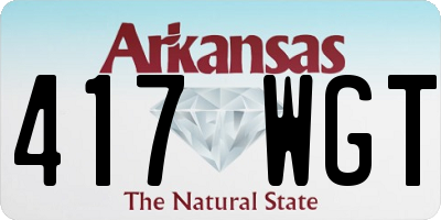 AR license plate 417WGT