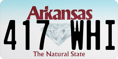 AR license plate 417WHI