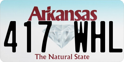AR license plate 417WHL