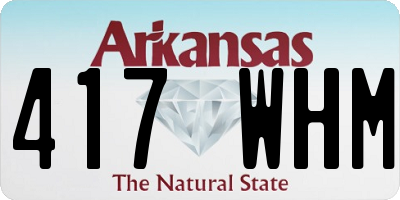 AR license plate 417WHM