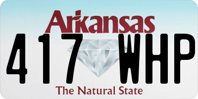 AR license plate 417WHP