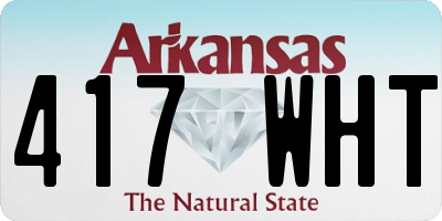 AR license plate 417WHT