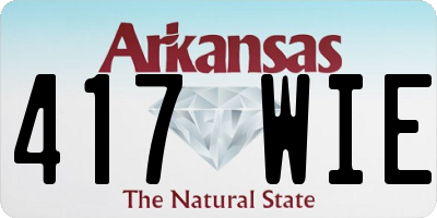 AR license plate 417WIE