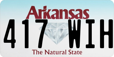 AR license plate 417WIH
