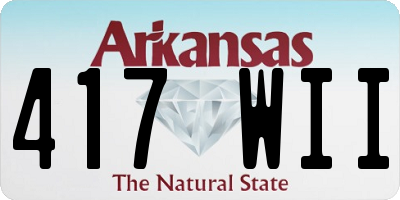 AR license plate 417WII