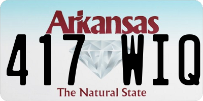 AR license plate 417WIQ