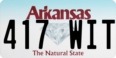 AR license plate 417WIT