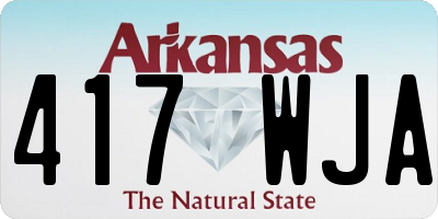 AR license plate 417WJA
