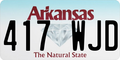 AR license plate 417WJD