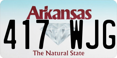 AR license plate 417WJG