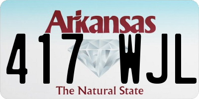 AR license plate 417WJL
