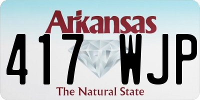AR license plate 417WJP