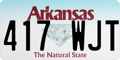 AR license plate 417WJT