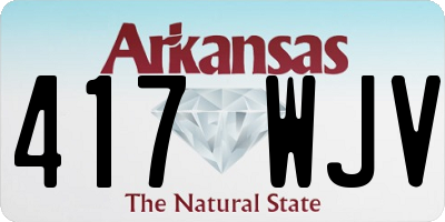 AR license plate 417WJV