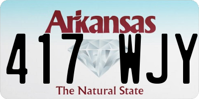 AR license plate 417WJY