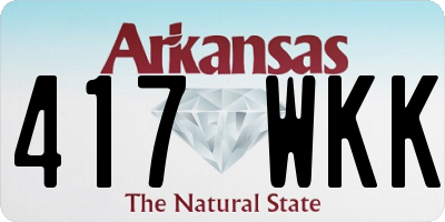 AR license plate 417WKK