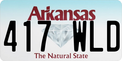 AR license plate 417WLD