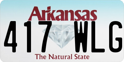 AR license plate 417WLG