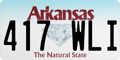 AR license plate 417WLI