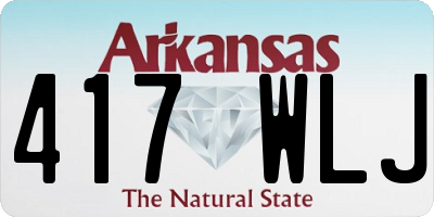 AR license plate 417WLJ