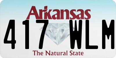 AR license plate 417WLM