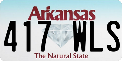 AR license plate 417WLS