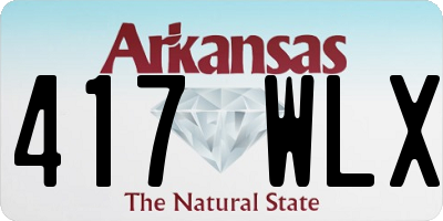 AR license plate 417WLX